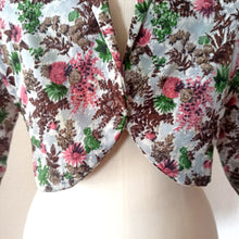 Load image into Gallery viewer, 1940s 1950s - Adorable Floral Bolero Dress  - W29 (74cm)
