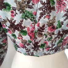 Load image into Gallery viewer, 1940s 1950s - Adorable Floral Bolero Dress  - W29 (74cm)
