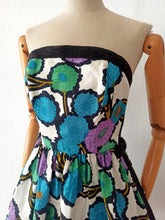 Charger l&#39;image dans la galerie, 1950s 1960s - Privileg, Paris - Stunning Srapless Dress - W26 (66cm)
