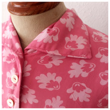 Cargar imagen en el visor de la galería, 1940s - Adorable French Pink Rayon Dress - W28 (70cm)
