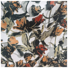 Load image into Gallery viewer, 1950s - Fabulous Abstract Floral Satin Dress - W29 (74cm)
