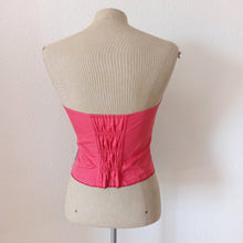 Laden Sie das Bild in den Galerie-Viewer, 1950s - ESCORA - Fabulous Rainbow Cotton Bustier - W25 to 27 (64 to 70cm)
