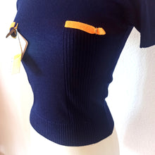 Cargar imagen en el visor de la galería, 1960s - GRELOT, Spain - Deadstock NWT Deluxe Knit Top - S/M
