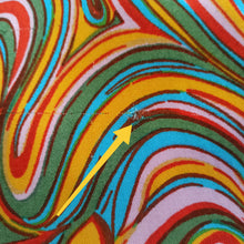 Carica l&#39;immagine nel visualizzatore di Gallery, 1960s - Groovy Colors Rayon Dress - W32 (82cm)
