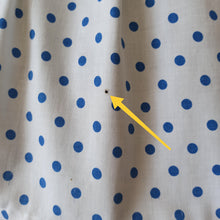 Load image into Gallery viewer, 1950s - Adorable Iconic Blue Dots Cotton Dress - W28 (72cm)
