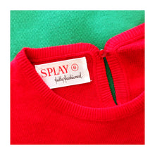 Carica l&#39;immagine nel visualizzatore di Gallery, 1960s - Deadstock - SPLAY, Spain - Red Knit Top - Size L/XL
