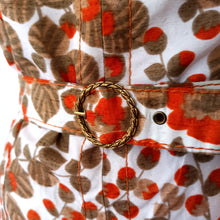 Cargar imagen en el visor de la galería, 1960s - MARY BEYREIS, Paris - Floral Cotton Dress - W32 (82cm)
