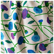 Cargar imagen en el visor de la galería, 1950s - Deadstock NWT - Stunning French Clovers Cotton Dress - W28 (72cm)
