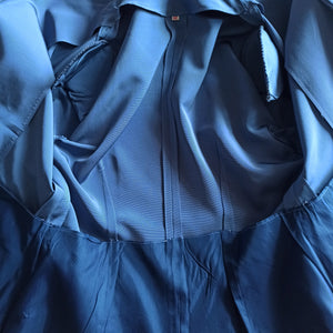 1940s 1950s - Exquisite New Look Slate Blue Jacket - W31 (78cm)