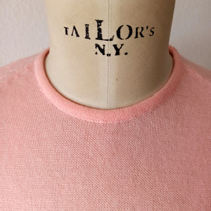 1950s 1960s - WELLPUNT, Spain - Adorable Pink Knit Top - Size M/L