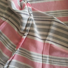 Load image into Gallery viewer, 1950s - Ultra-gorgeous Pink &amp; Grey Cotton Blouse - W31 (80cm)
