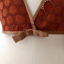 Load image into Gallery viewer, 1960s - Stunning Brown Cotton Bolero Dress - W28 (72cm)
