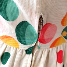 Load image into Gallery viewer, 1950s 1960s - Fabulous Colorful Bubbles Dress - W30 (76cm)
