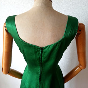 1950s 1960s - VERA MONT, Paris - Spectacular Cocktail Dress - W31 (78cm)