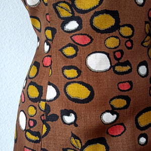 1960s - Stunning Abstract Dress - W34 (86cm)