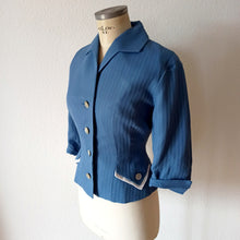 Laden Sie das Bild in den Galerie-Viewer, 1950s - Exquisite New Look Two Tone Suit Dress - W30 (76cm)
