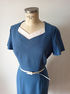 1950s - Exquisite New Look Two Tone Suit Dress - W30 (76cm)