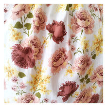 Cargar imagen en el visor de la galería, 1950s - Beautiful Roseprint Summer Cotton Dress - W32 (82cm)
