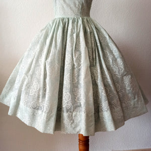 1950s - Sweet Floral Summer Dress - W26 (66cm)