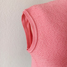 Cargar imagen en el visor de la galería, 1960s - Sweet Pink Ruffled Knit Top
