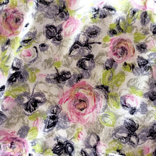 Load image into Gallery viewer, 1950s 1960s - Gorgeous Roseprint Rayon Dress - W42 (106cm)
