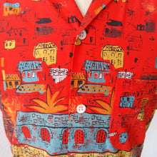 Load image into Gallery viewer, 1950s  - TOM SAWYER, USA - Mexican Novelty Print Shirt - Sz Small
