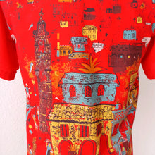 Load image into Gallery viewer, 1950s  - TOM SAWYER, USA - Mexican Novelty Print Shirt - Sz Small
