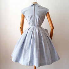 Charger l&#39;image dans la galerie, 1950s - MARIE BONHEUR, Paris - Adorable Pockets Dress - W24 (62cm)
