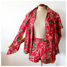 Charger l&#39;image dans la galerie, 1950s - Fabulous Abstract Cotton Summer Set - W27 (68cm)
