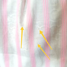 Cargar imagen en el visor de la galería, 1950s - J. TIKTINER, France - Adorable Pink Stripes Summer Dress - W24 (62cm)
