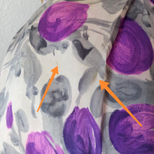 Load image into Gallery viewer, 1950s - Stunning Satin Silk Floral Dress - W27 (68.5cm)
