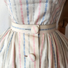 Carica l&#39;immagine nel visualizzatore di Gallery, 1950s - Adorable 2pc Italian Cotton Set - W24 (62cm)
