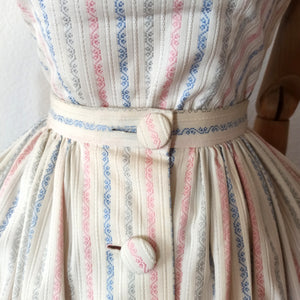 1950s - Adorable 2pc Italian Cotton Set - W24 (62cm)