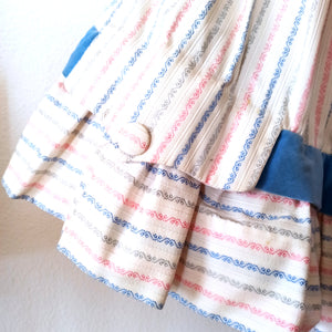 1950s - Adorable 2pc Italian Cotton Set - W24 (62cm)