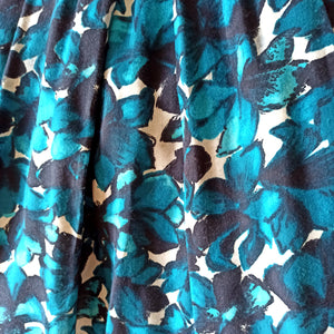 1950s - Stunning Abstract Blend Cotton Dress - W26 (66cm)