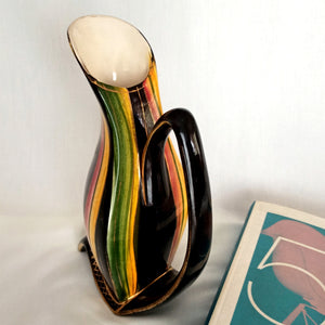 1950s - H. BEQUET QUAREGNON, Belgium - Porcelain Vase