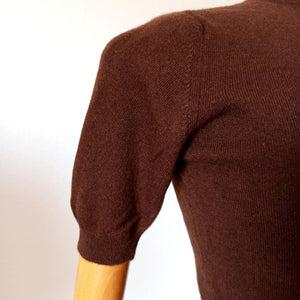 1950s - BRYANT, Scotland - Brown Pure Cashmere Jumper