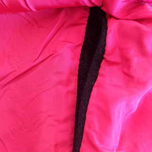 1950s - GERMAINE, LA PARISIENNE - Stunning Pink Black Wool Cape