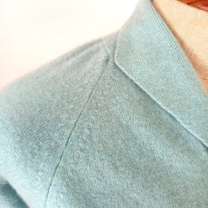 1950s - BARRIE, Scotland - Glamorous Turquoise Cashmere Sweater