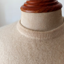 Load image into Gallery viewer, 1950s - BRAEMAR, Scotland - Gorgeous Sand Cashmere Jumper
