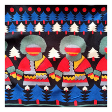 Carica l&#39;immagine nel visualizzatore di Gallery, VTG does 1940s - Adorable Inuit Novelty Print Rayon Skirt - W24/39 (60/100cm)
