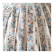 Charger l&#39;image dans la galerie, 1950s 1960s - Cute Japanese Print Cotton Dress - W30 (76cm)
