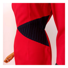 Load image into Gallery viewer, 1960s - Ultra-rare Stunning Color Block See-through Dress - W27.5 (70cm)
