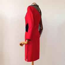 Load image into Gallery viewer, 1960s - Ultra-rare Stunning Color Block See-through Dress - W27.5 (70cm)
