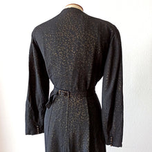 Cargar imagen en el visor de la galería, 1940s - DEROFA, Netherlands - Superb Black Organza Dress - W36 (92cm)
