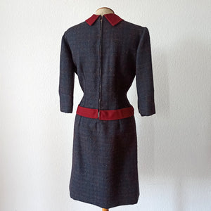 1960s - Gorgeous Flecked Wool Dress  - W30 (76cm)