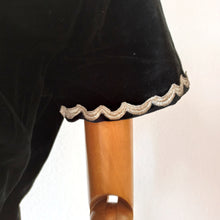 Load image into Gallery viewer, 1960s - Stunning French Black Velvet Dress - W32 (82cm)
