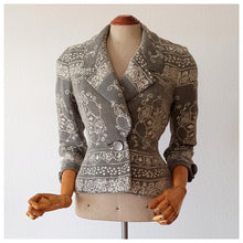 Laden Sie das Bild in den Galerie-Viewer, 1940s 1950s - SUZANNE JESSEL, France - Fabulous New Look Jacket - W29 (74cm)
