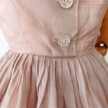 Load image into Gallery viewer, 1950s - Adorable Antique Pink Organza Dress - W24 (60cm)
