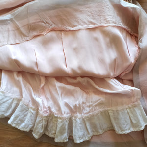 1950s - Adorable Antique Pink Organza Dress - W24 (60cm)